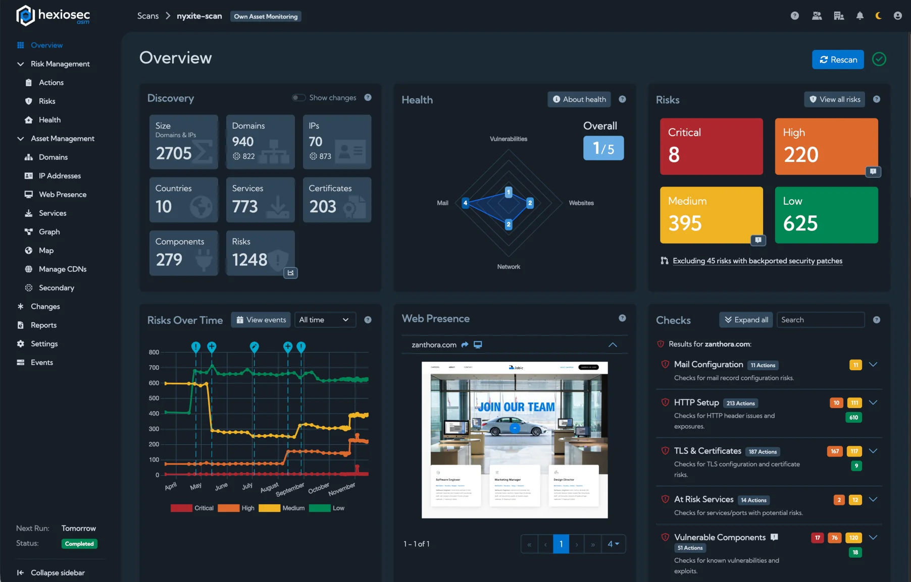 Hexiosec ASM (Attack Surface Management)